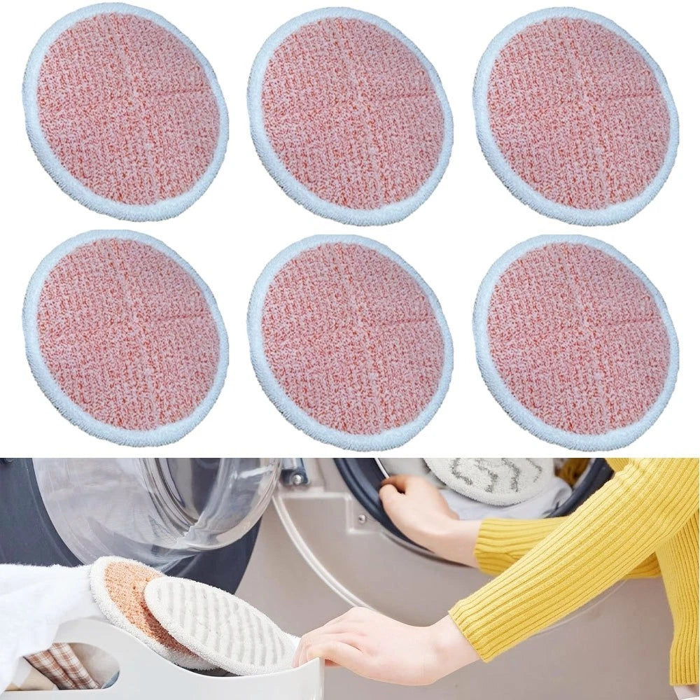 6X Scrub Mop Pads for Effective Deep Cleaning