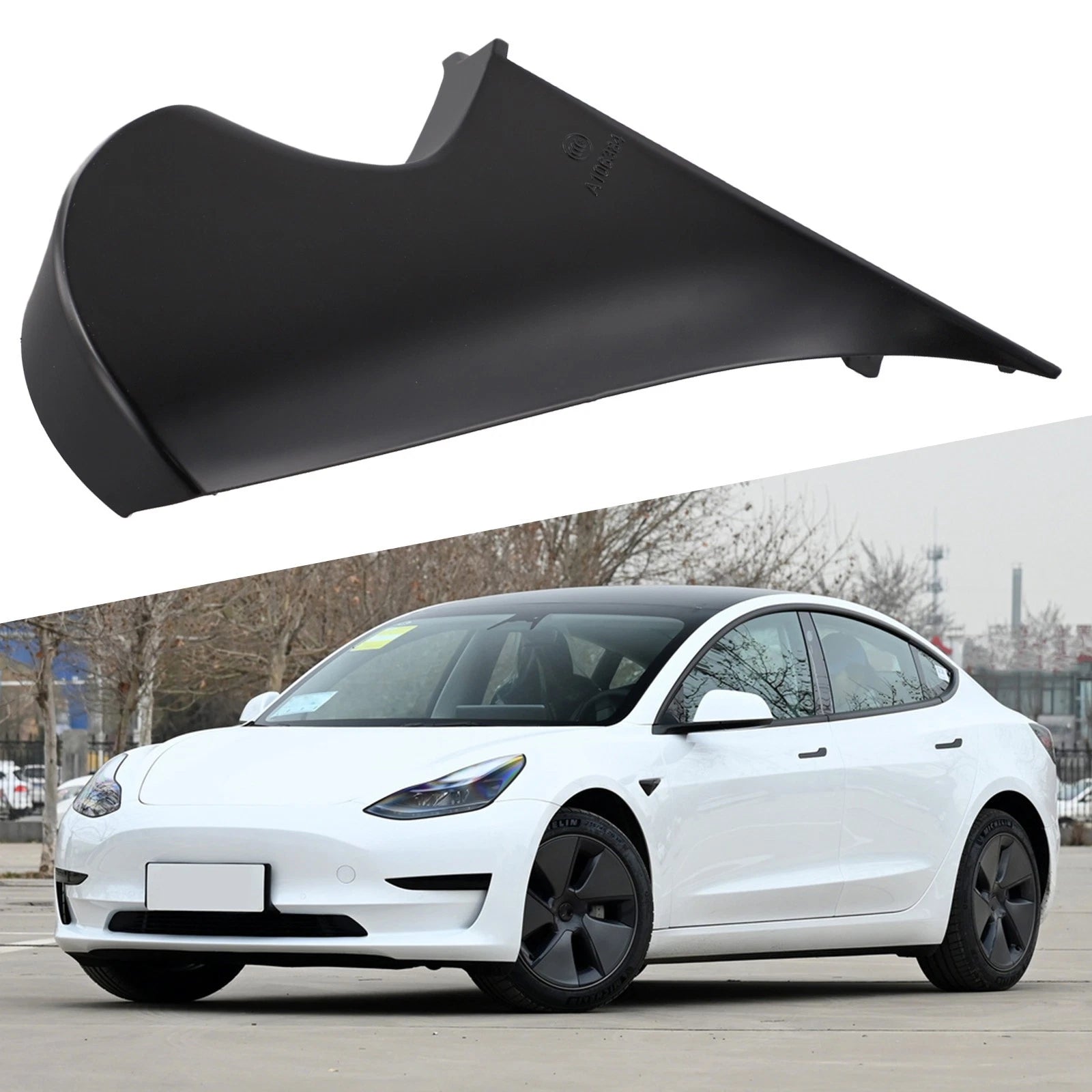 Left Rearview Mirror Bottom Shell for Tesla Model 3 (2017–2023)