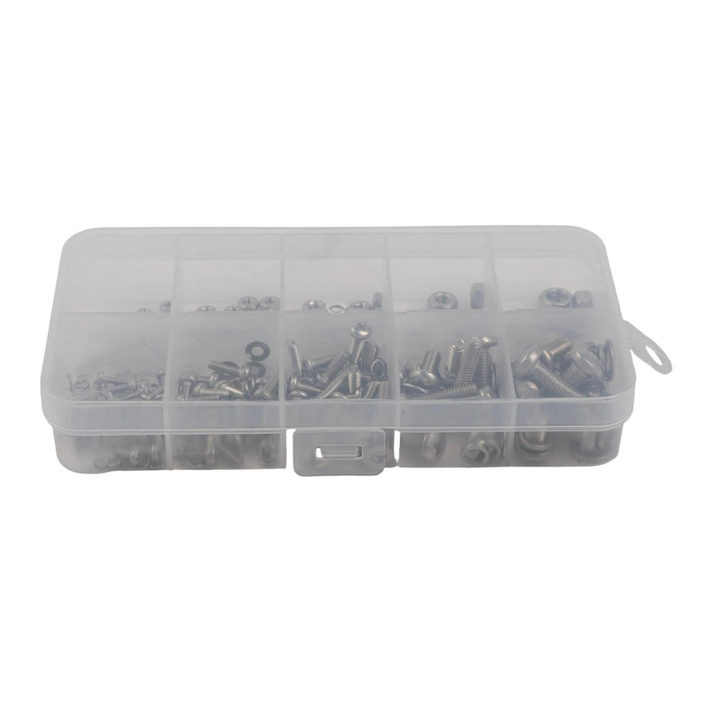 320 Pcs Stainless Steel Screw Nut Assortment