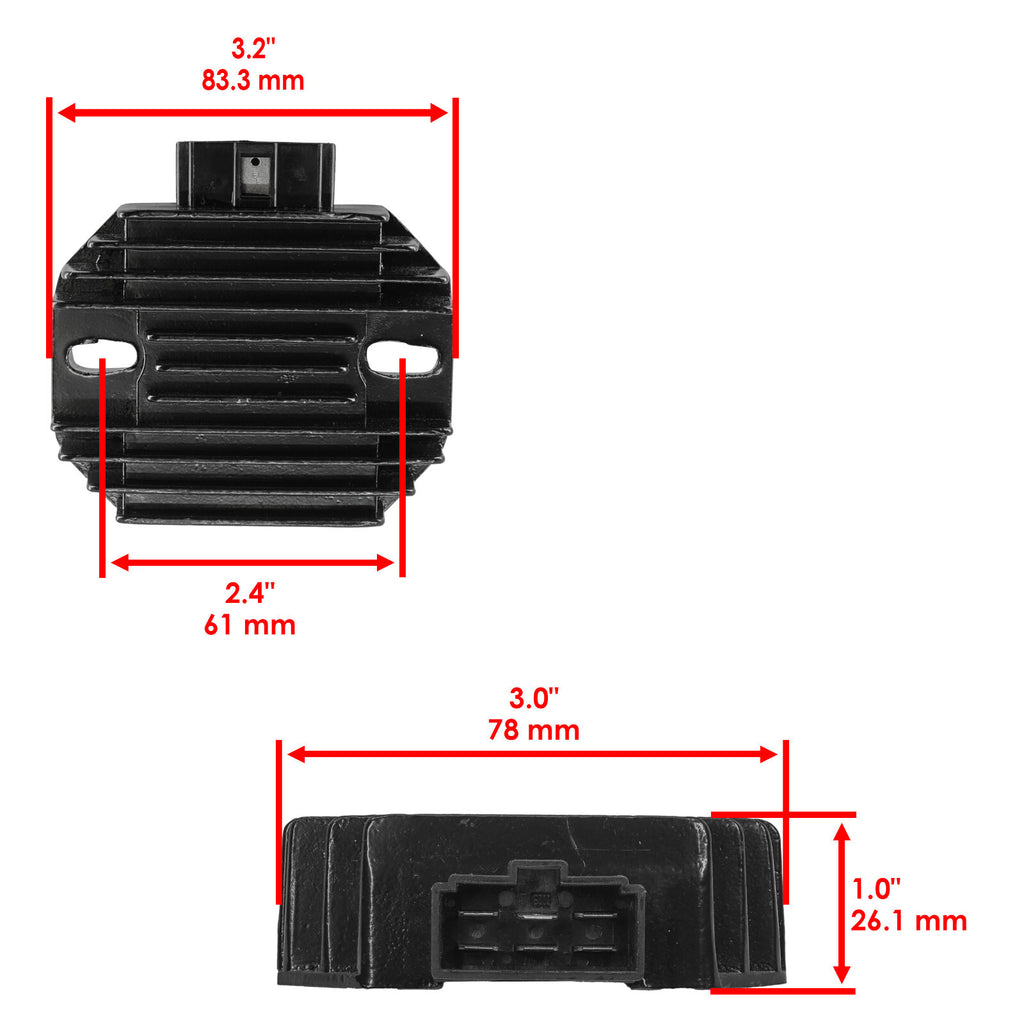 Regulator Rectifier Replacement for John Deere Tractor 245 262 265 285 (1985–1998)
