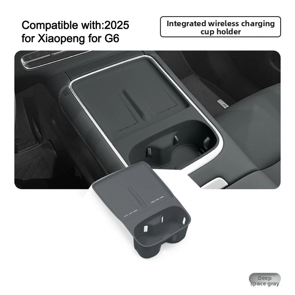 Car Charging Mat with Cup Holder for XPeng G6 (2023–2023)