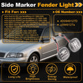 Side Marker Fender Light 4D0949127D for Audi A3 (1996–2003)