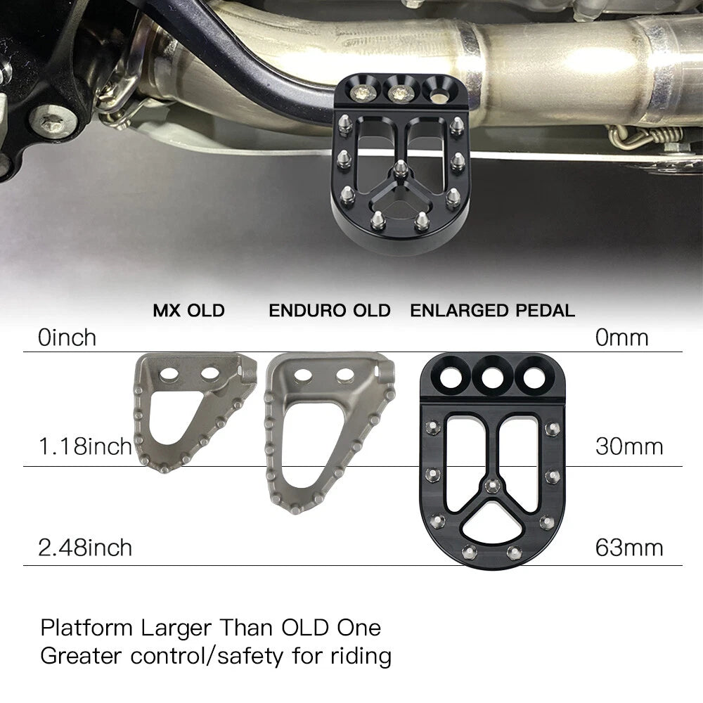 Brake Pedal Lever Pad Step Extension for KTM 990 950 Adventure (2002–2012)