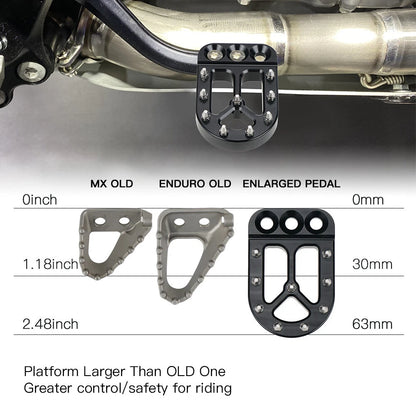 Brake Pedal Lever Pad Step Extension for KTM 990 950 Adventure (2002–2012)