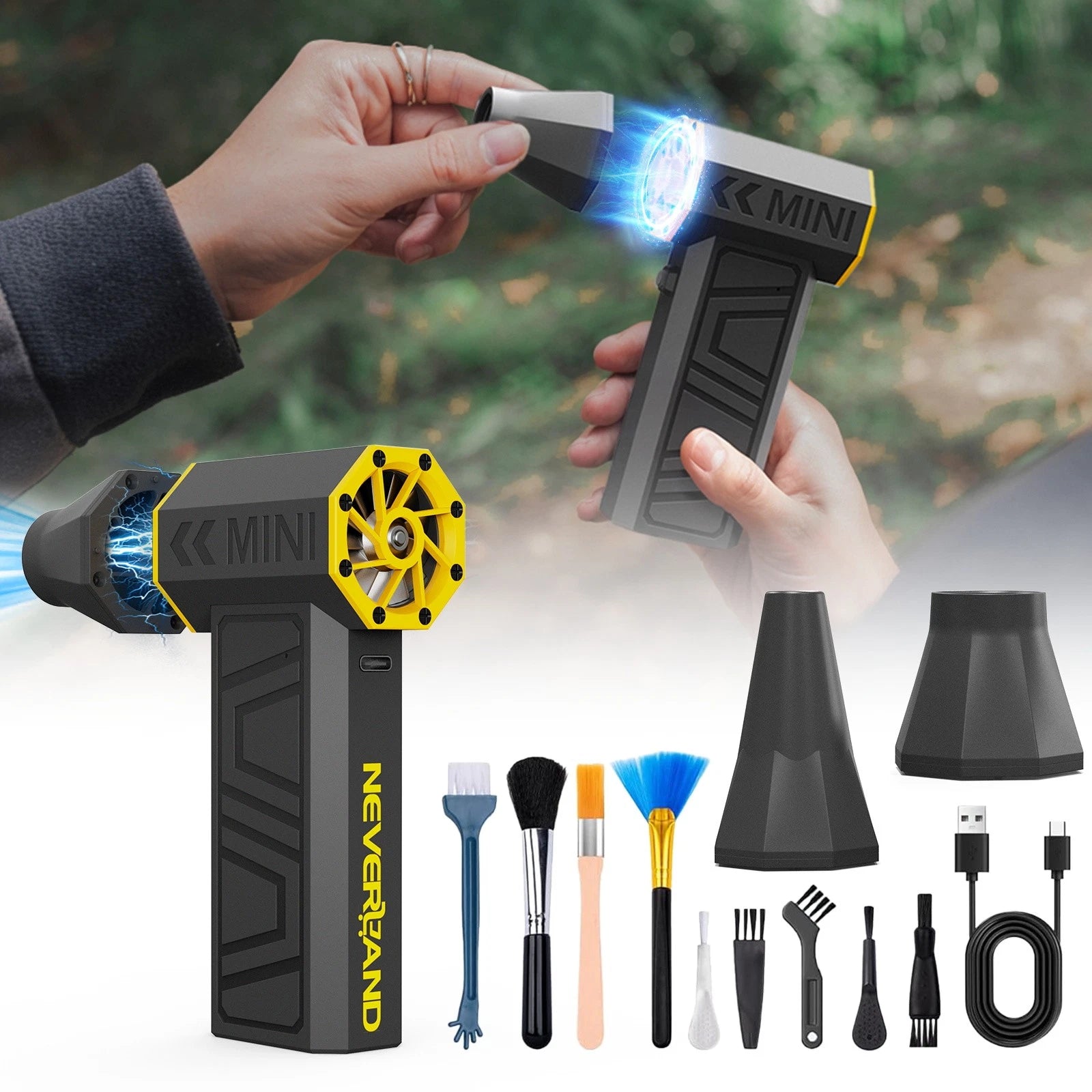 Wireless Compressed Air Duster for Universal Use (180000RPM)