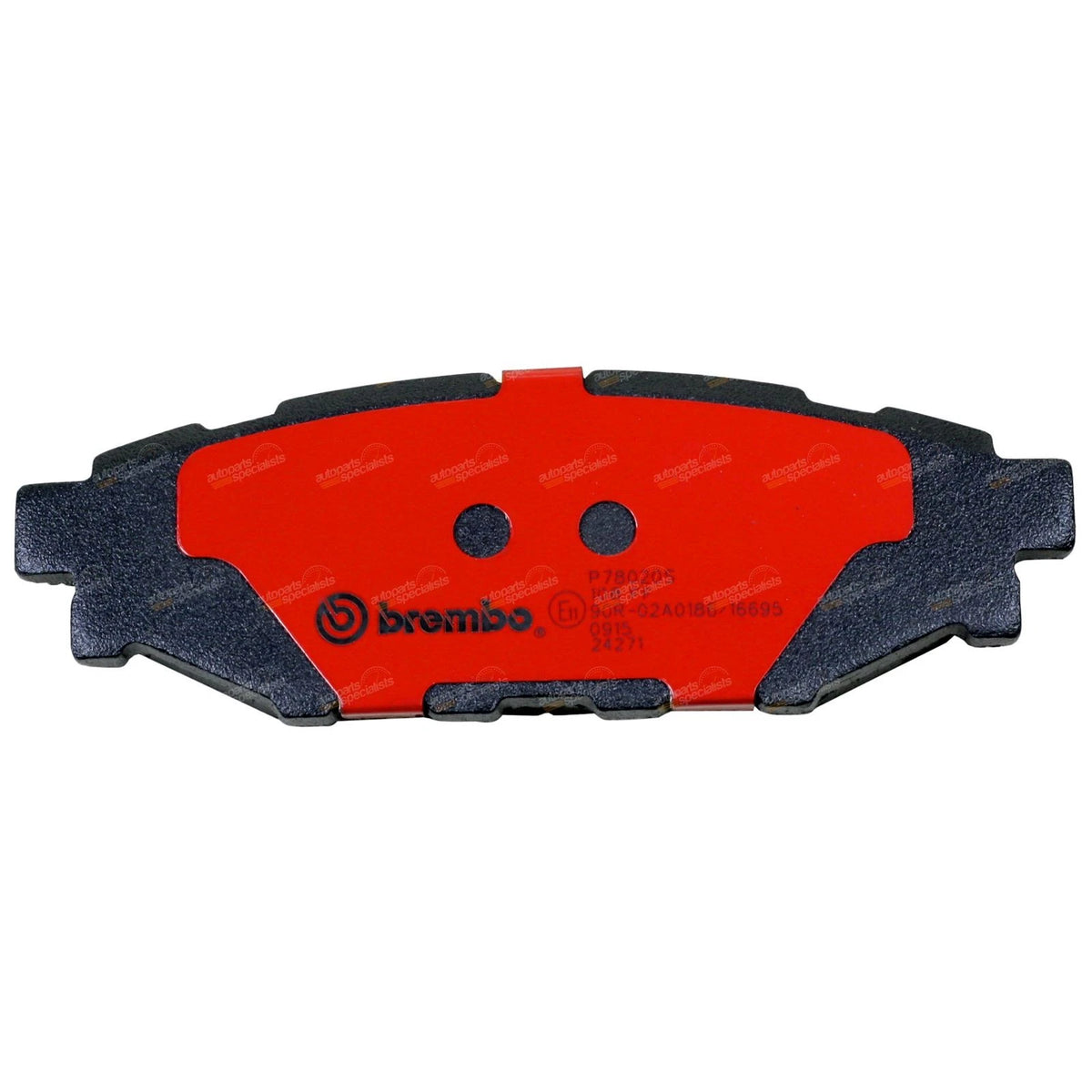 Set of 4 Brembo Rear Disc Brake Pads for Subaru Forester (2008–2010)