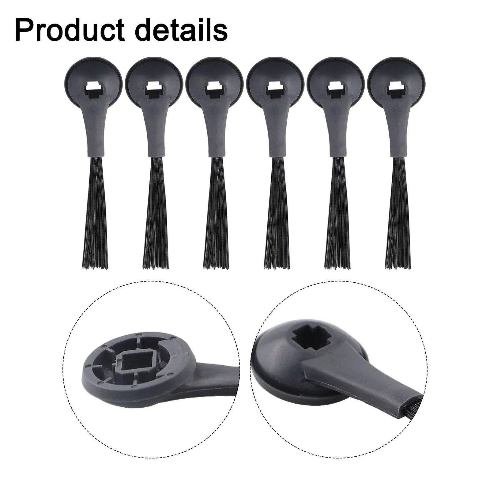 6 Replacement Side Brushes for Shark Robots