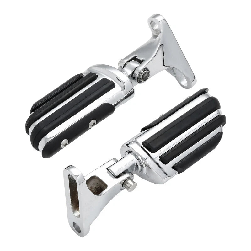 Chrome Passenger Footpeg Pegs Mount for Harley Street Road Glide (1993–2025)