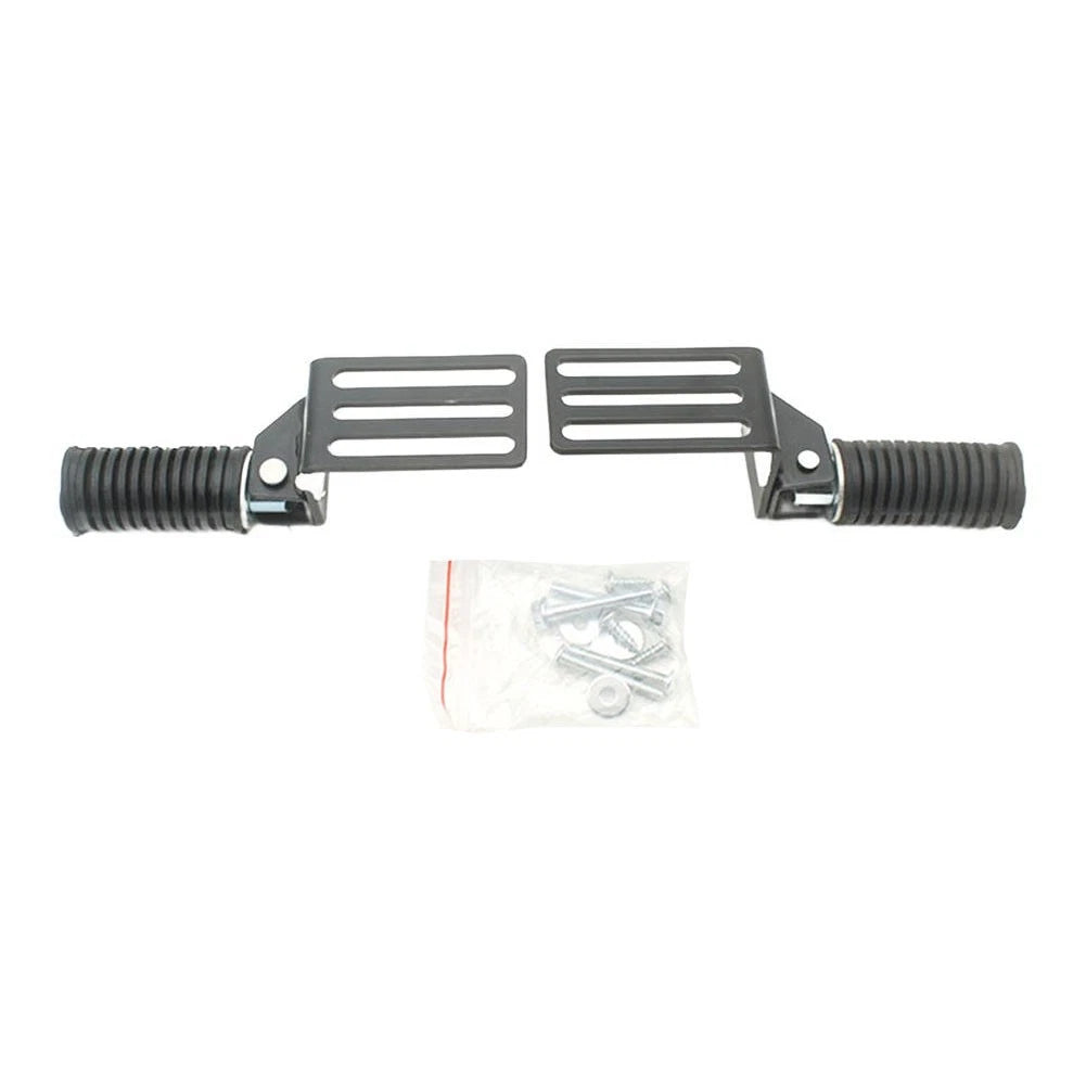 Foldable Motorcycle Front Footrest 2pcs Pedal Cruise Fold Board for Bikes