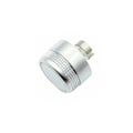 Switch Cap Knob for Car Radio (Plastic Silver with Chrome)