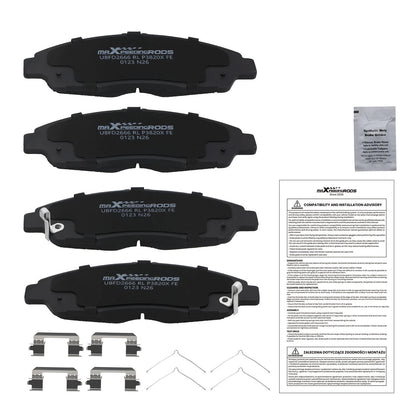 Front Brake Pads Kit for GMC Acadia/Cadillac XT5 XT6/Chevy Blazer Traverse (D1896)