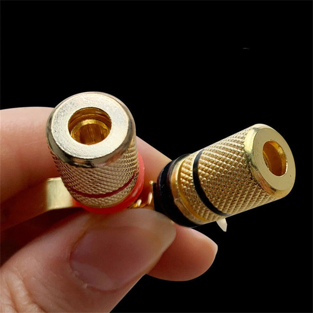 20pcs Speaker Terminal Binding Post Socket Banana Plug Connectors for Amplifiers
