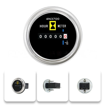 52MM Timer Operating Hours Meter 4N3700 Compatible with Excavator Loader