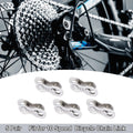 10 Speed Master Chain Link Connectors 5 Pair for Bike Bicycle Silver Tone