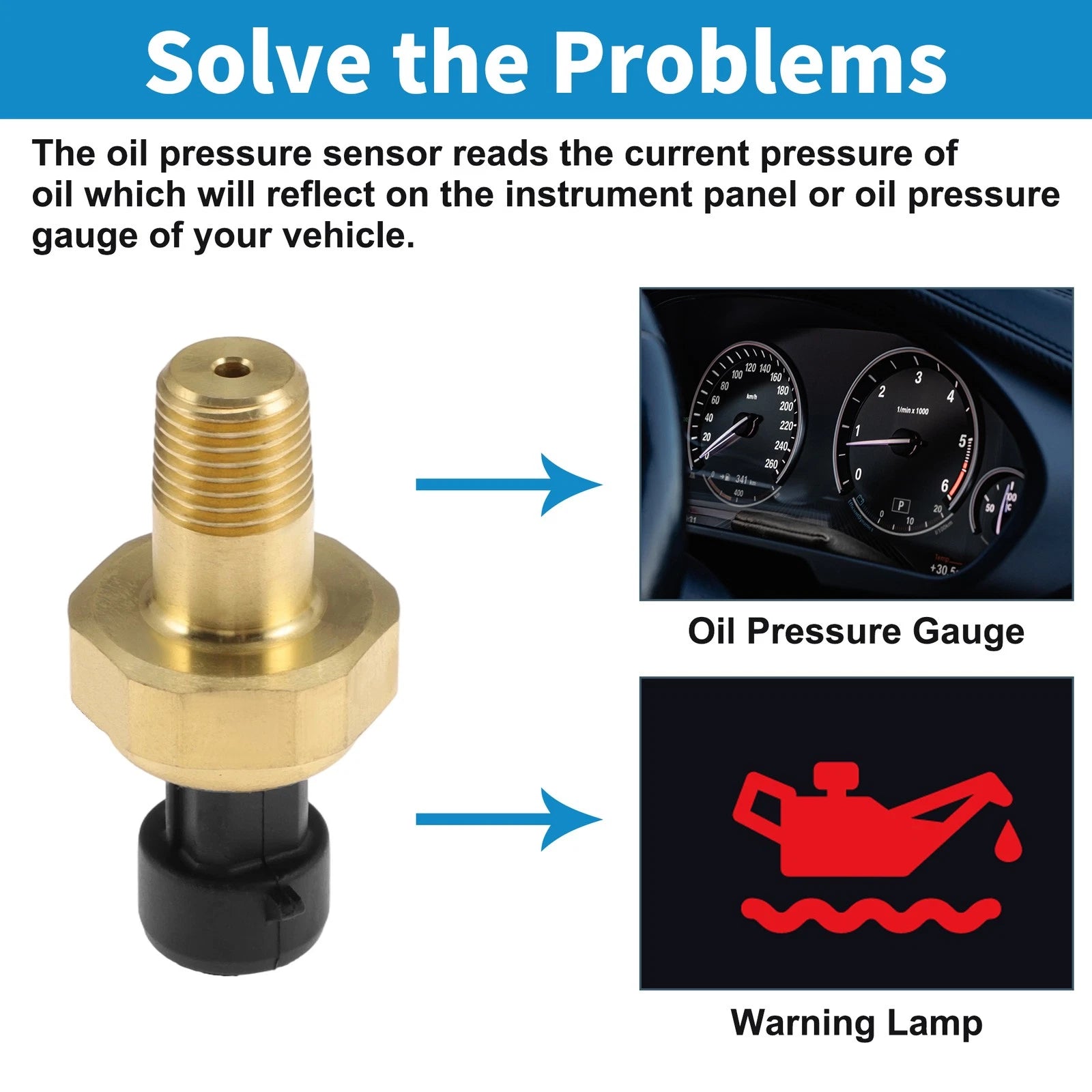 Engine Oil Pressure Sensor Replacement for Chevrolet Avalanche 2500 (2003–2006)