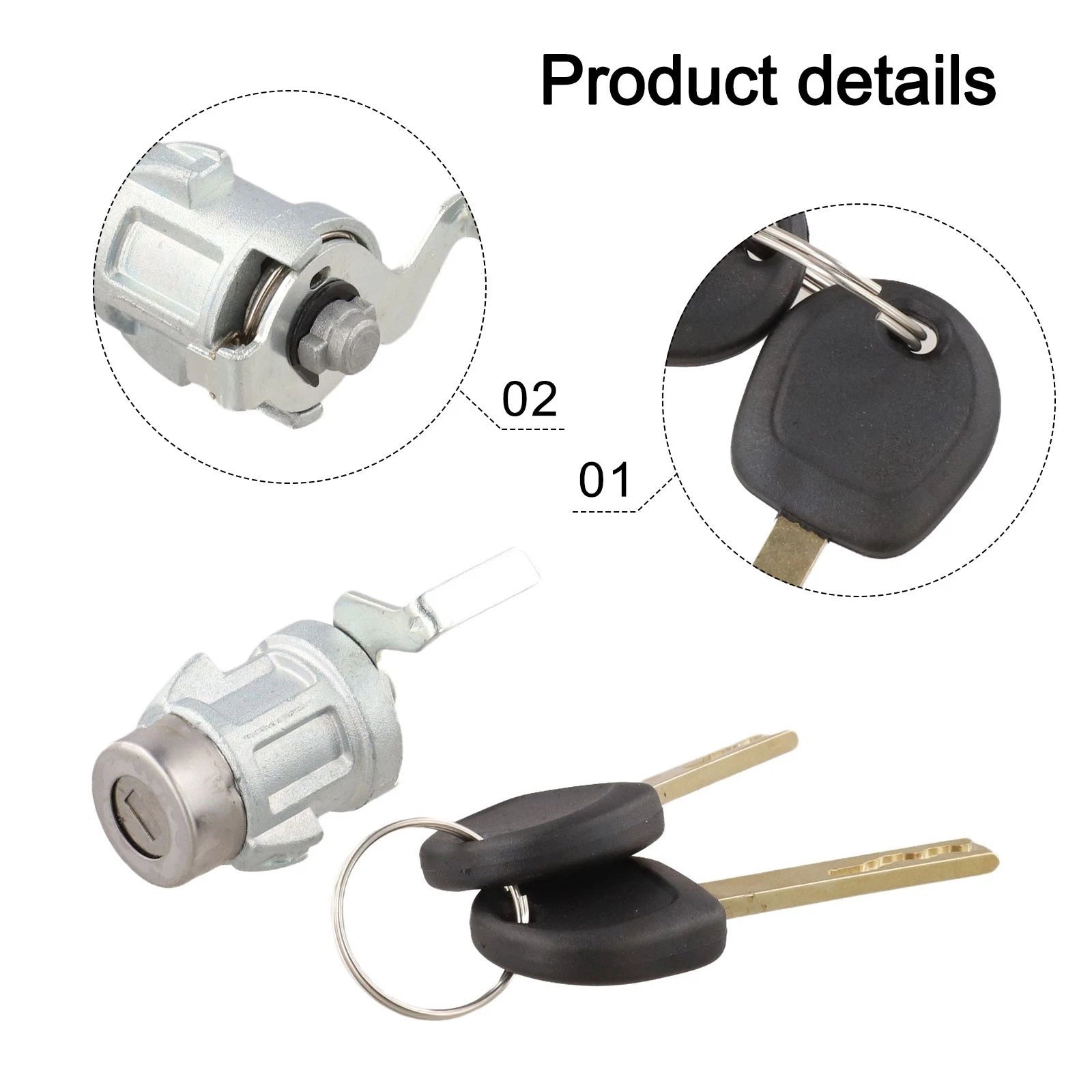 Lock Cylinder for Vehicles (2014–2019) OE Replacement