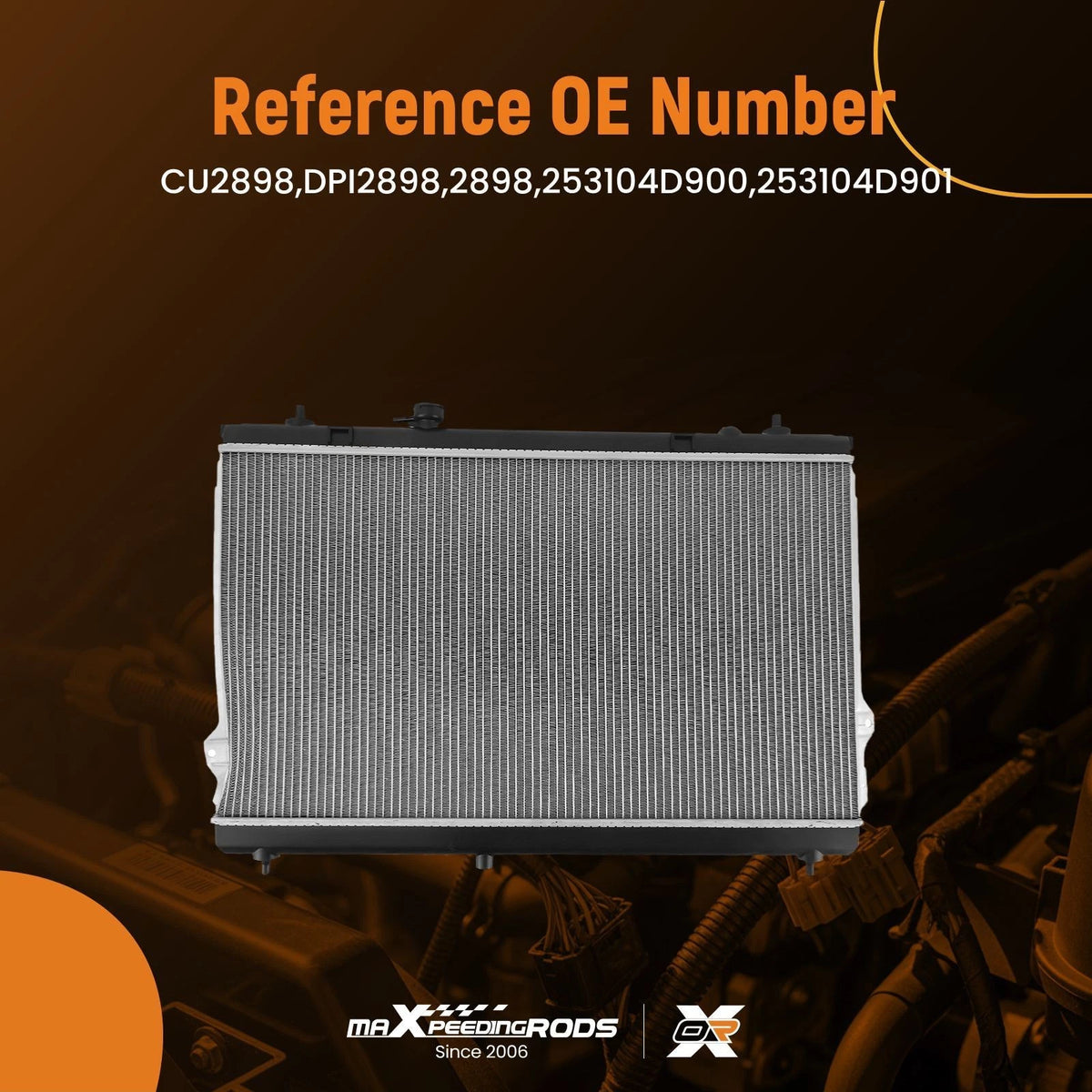 Aluminum Core Radiator for Hyundai Entourage/Kia Sedona 2006–2010 DPI2898
