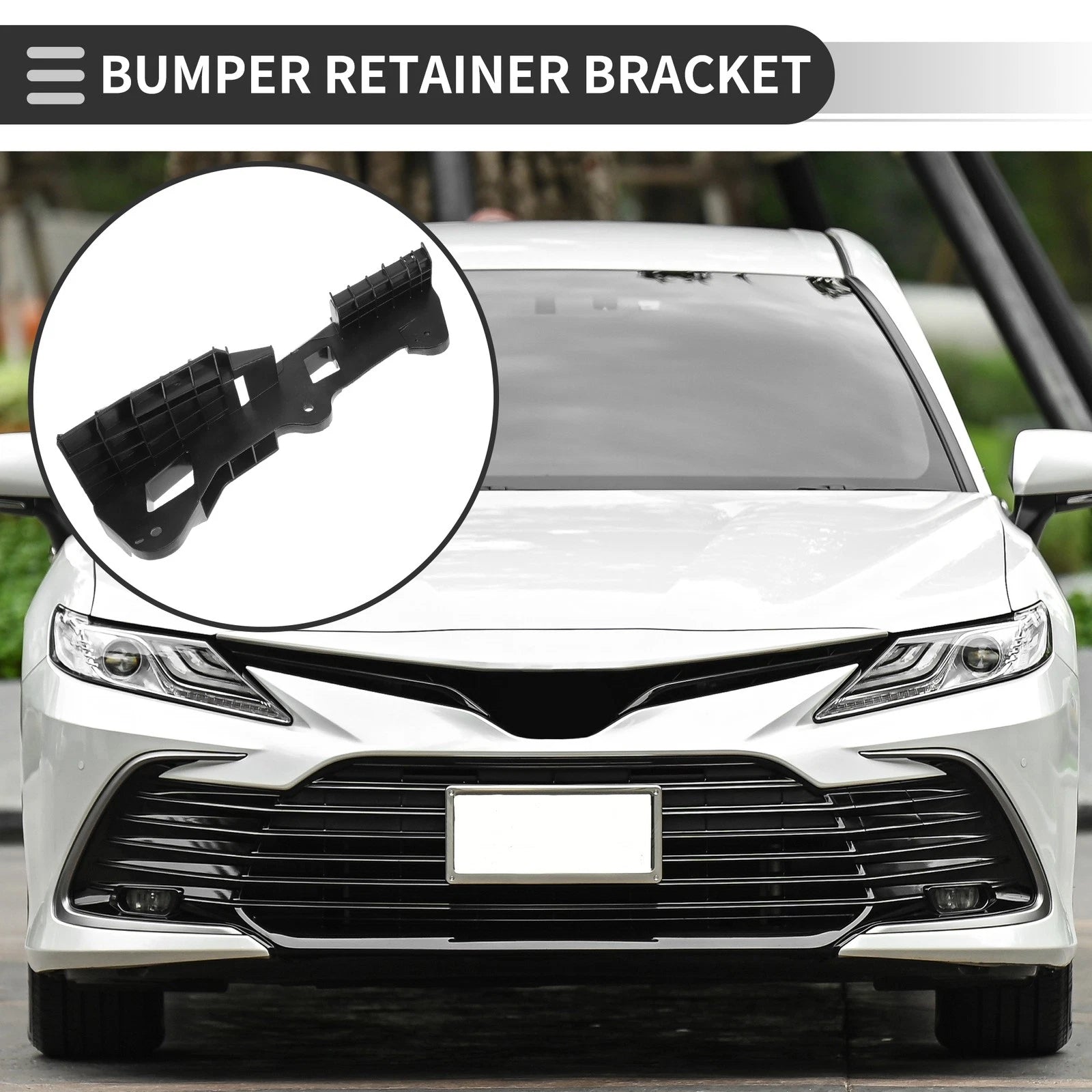 Left Front Bumper Retainer Bracket Replacement for Lexus ES350 (2007–2009)