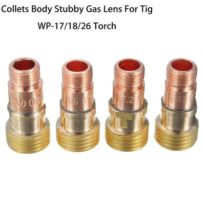 Gas Lens Connector Collets for Welding Equipment