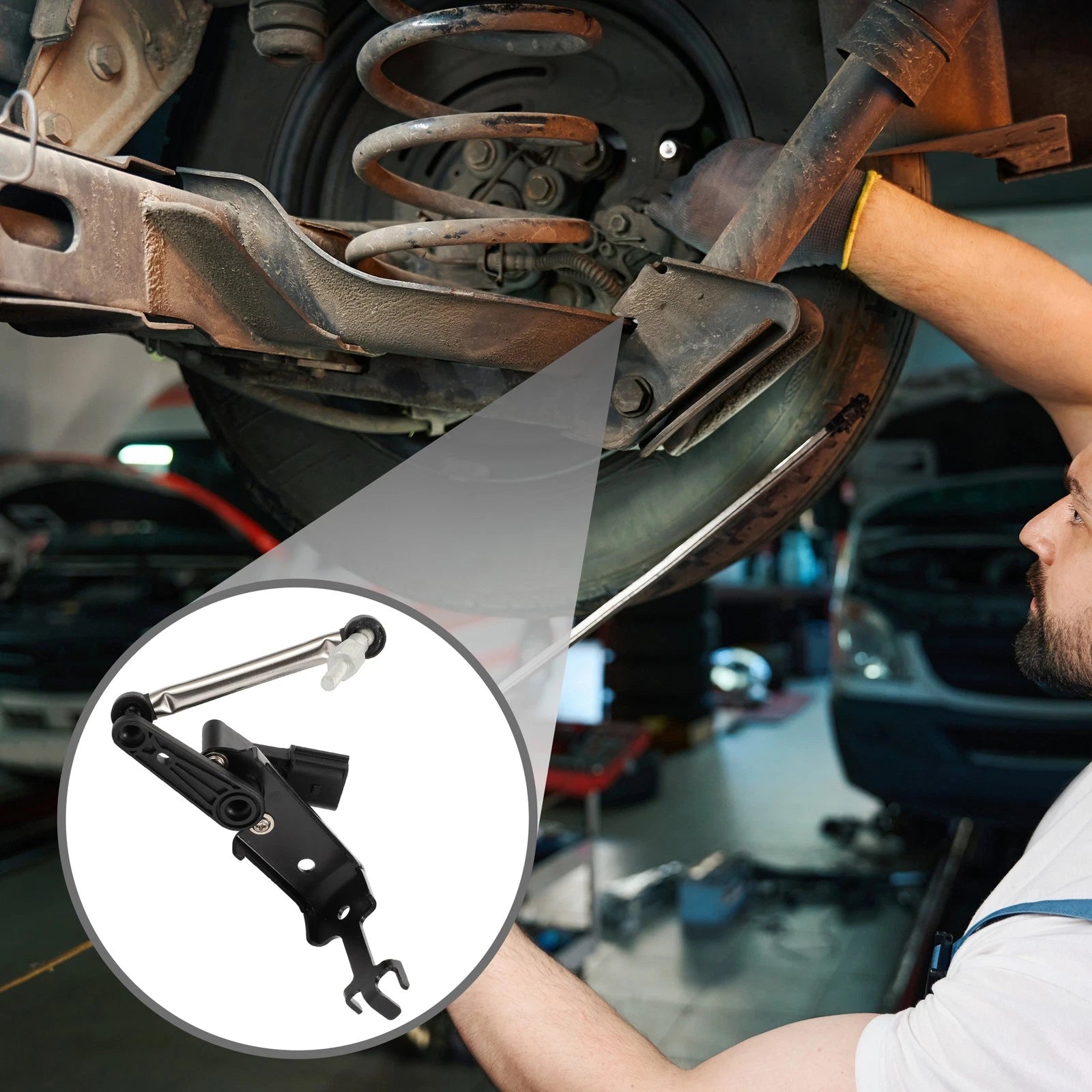 Front Left Air Suspension Ride Height Sensor Replacement for Audi S8 (2014–2018)