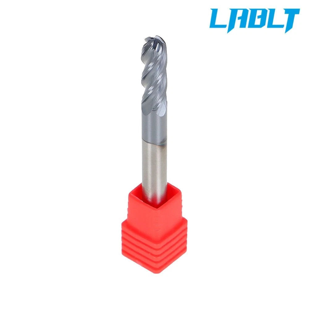 Carbide End Mill 1/4" 4 Flute Ball Nose for LABLT (20×)