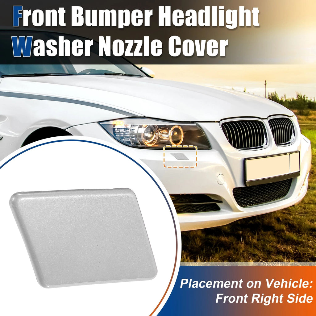 Right Front Bumper Washer Nozzle Cover Replacement for BMW 3 Series E90 (2005–2012)