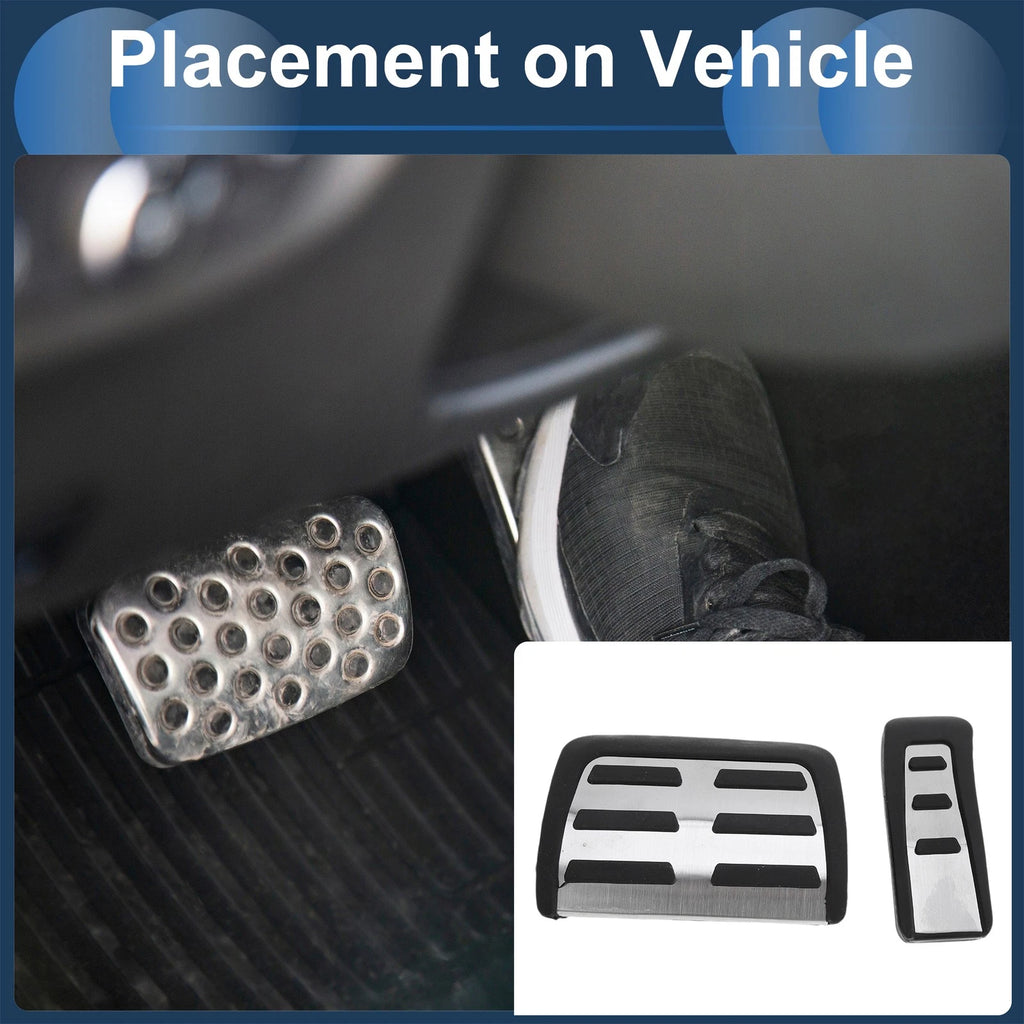 Automatic Footrest Pedal Cover Set for Audi A6 (2005–2011)