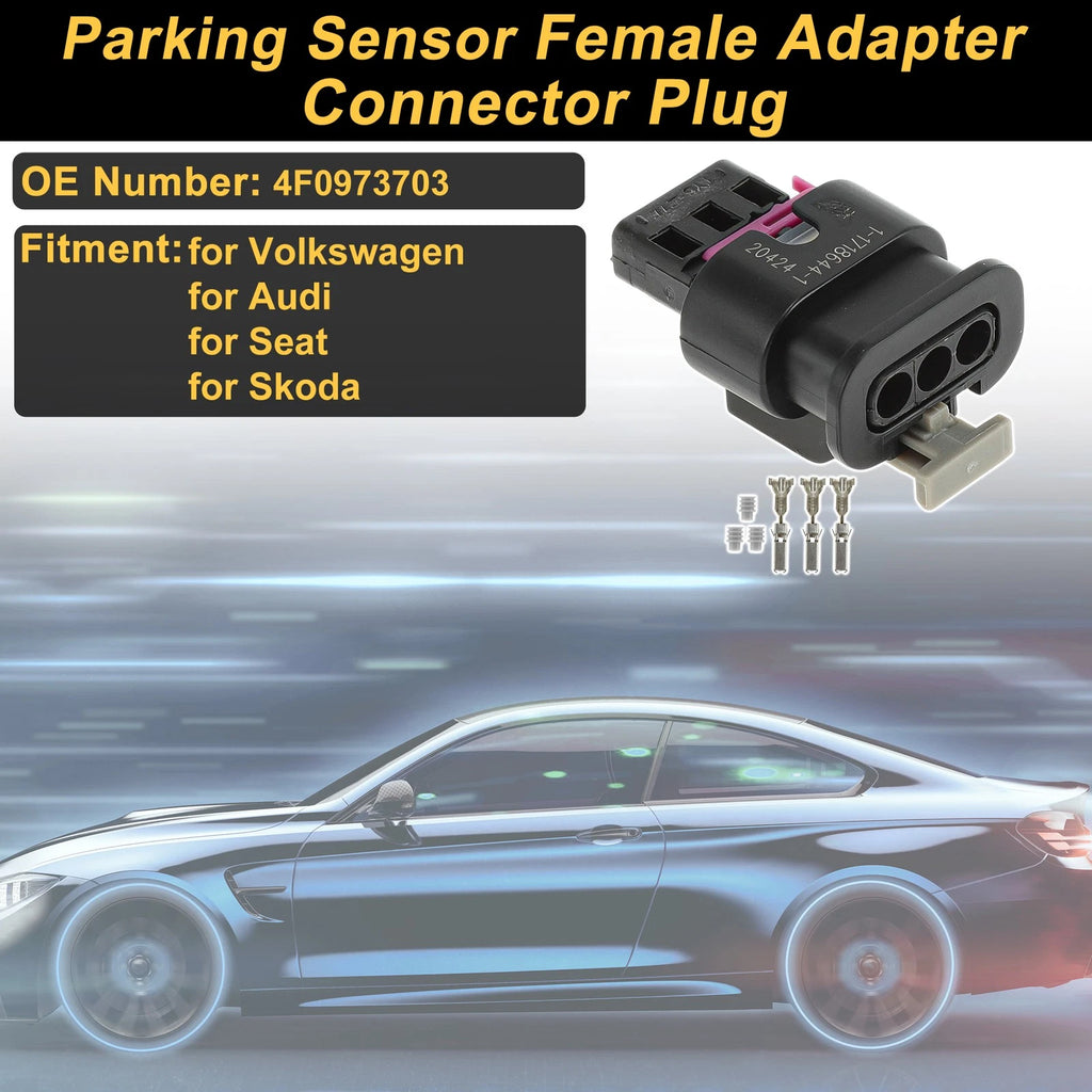 3 Pin Parking Sensor Connector Plug for Volkswagen (2010–2019)