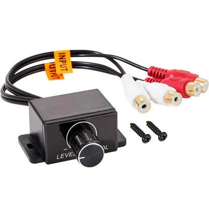 Universal RCA Level Controller Remote Volume Knob for Amplifier/Subwoofer