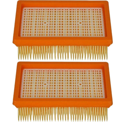 2X Flat Pleated Filter for Karcher WD4 WD5 WD6 MV4 MV5 MV6