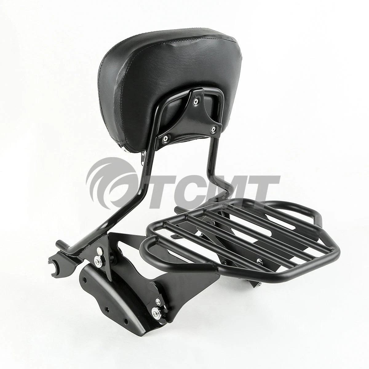 Backrest Sissy Bar with Rack 4-Point Docking Kit for Harley Touring (2009–2013)
