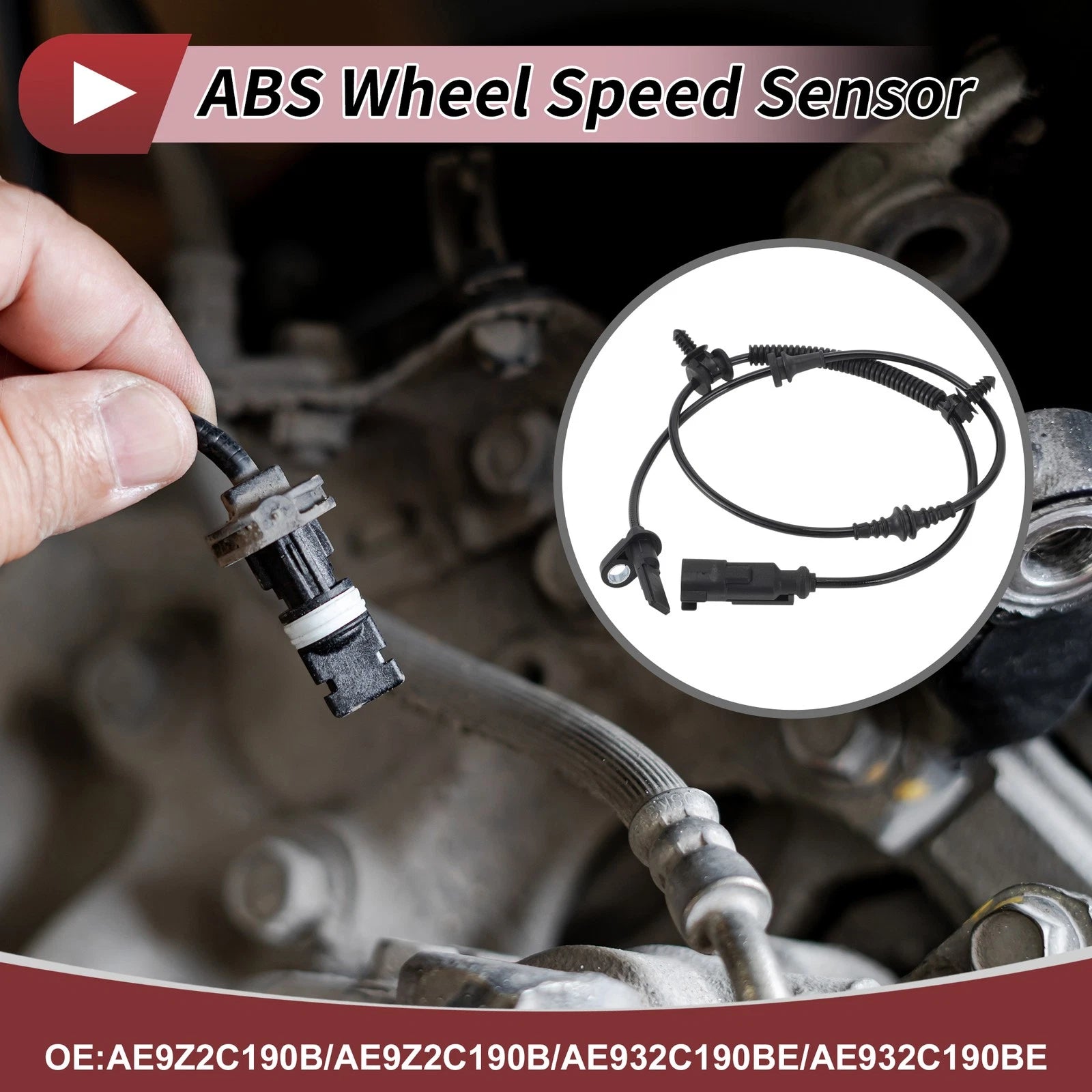 ABS Wheel Speed Sensor for Ford Flex (2010–2019) AE9Z2C190B