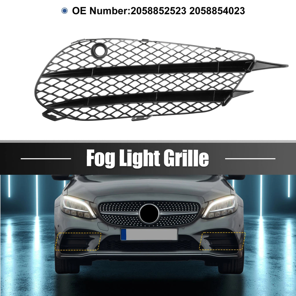 Fog Light Grille Cover Trim Front Left Right for Mercedes-Benz (2007–2019)