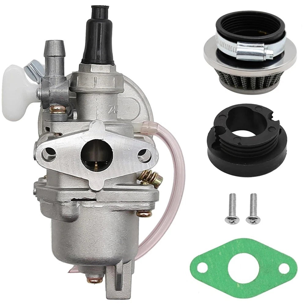 Carburetor with Air Filter Stack for 47cc 49cc Engines (Compatible)