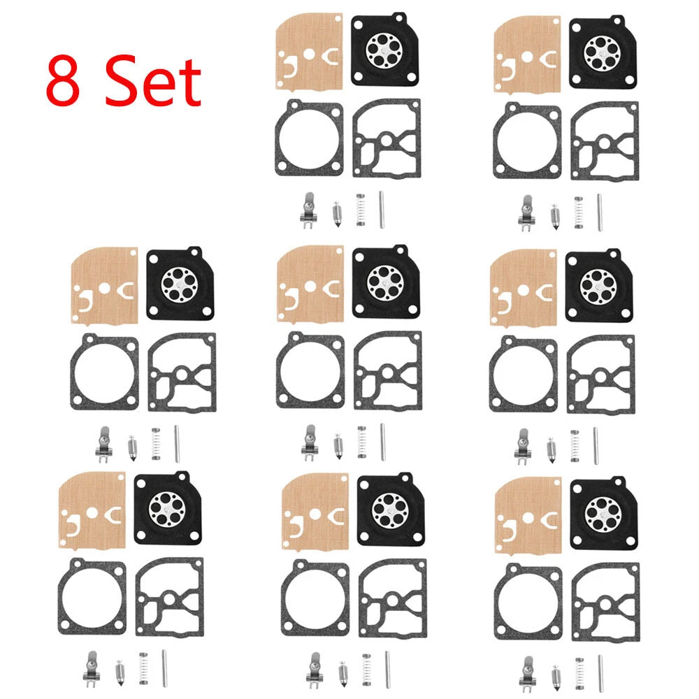 Set of 8 Carburetor Gasket Kit for Stihl MS210 MS230 MS250 (RB-105)