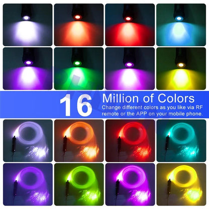 2M Fiber Optic RGB LED Star Light for Car Ceiling (12V)