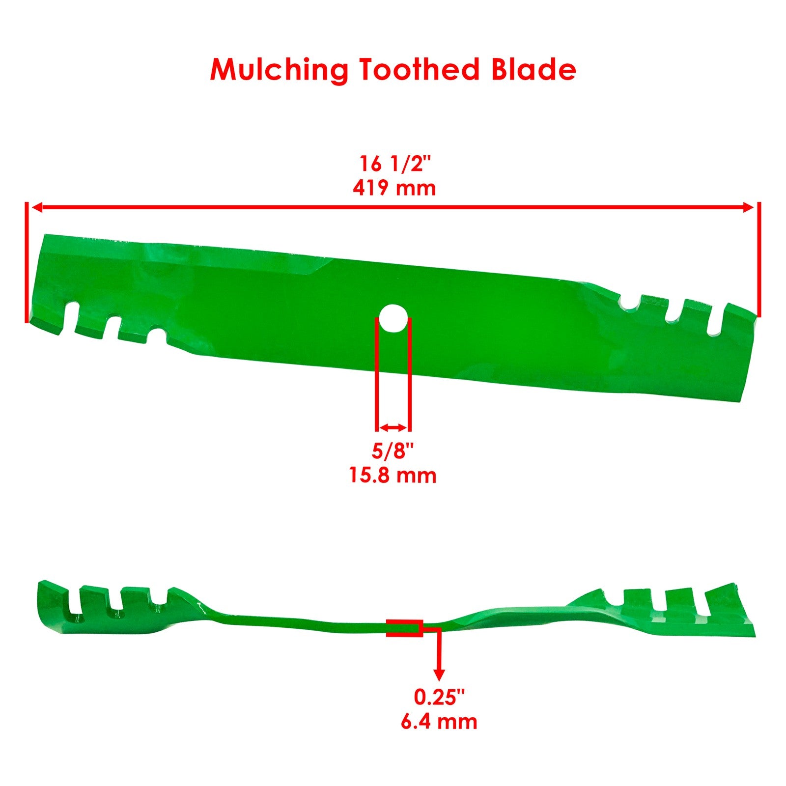 Deck Blade with Bolt for Toro 48 Inch 30498 30488 30098 (1998–2018)