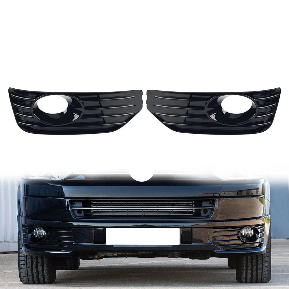 Front Bumper Grille Fog Light Cover for VW T5 Transporter (TLSPCO)