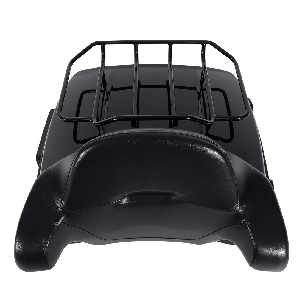 2X Trunk Luggage Backrest Mounting Rack for Harley Fatboy (2008–2017)