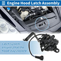 Hood Latch Assembly Replacement for Toyota 4Runner (2010–2024) 1 Pc