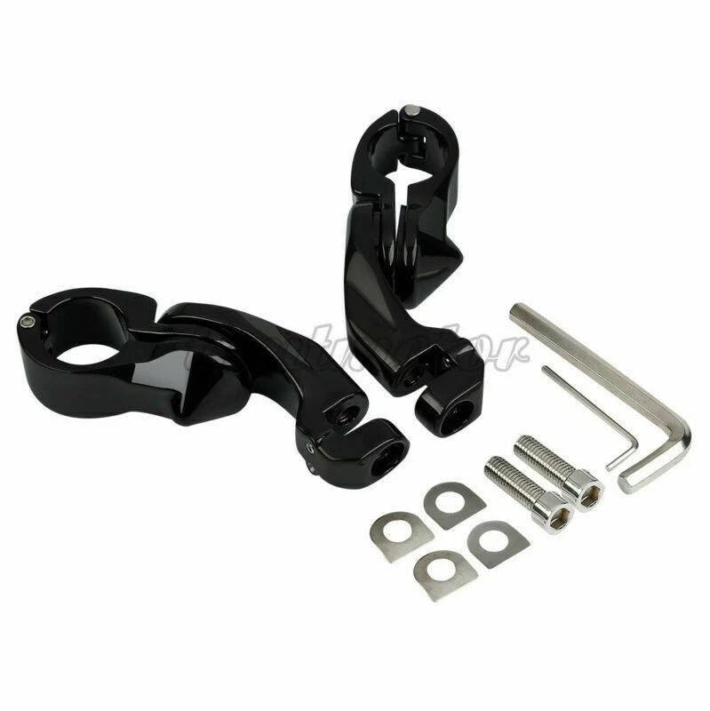 Footrest Foot Pegs for Harley (1.25" Short Angled Mount)