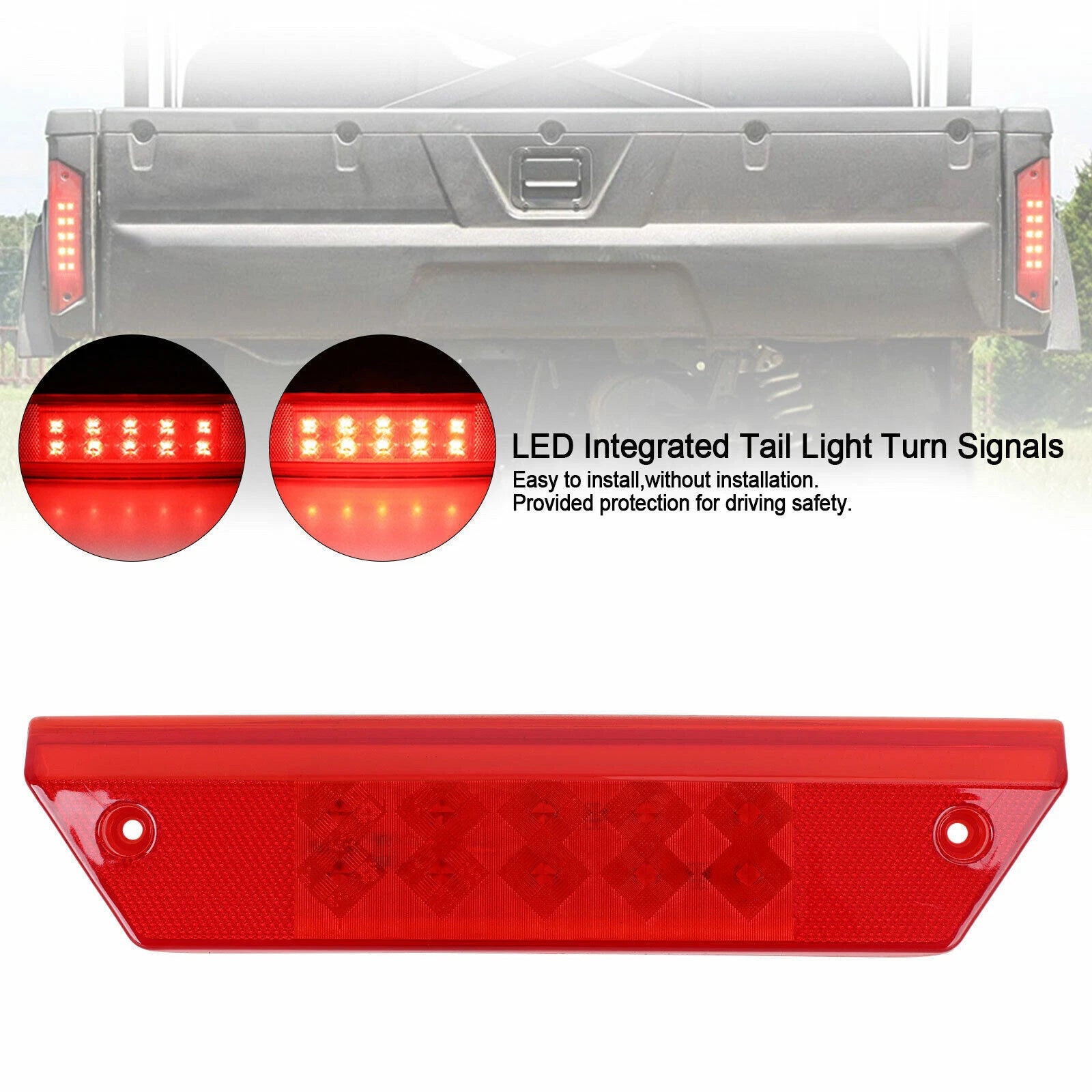 Rear Brake Tail Light for Polaris Ranger 500 700 800 900 (2006–2019) 2411099 T9