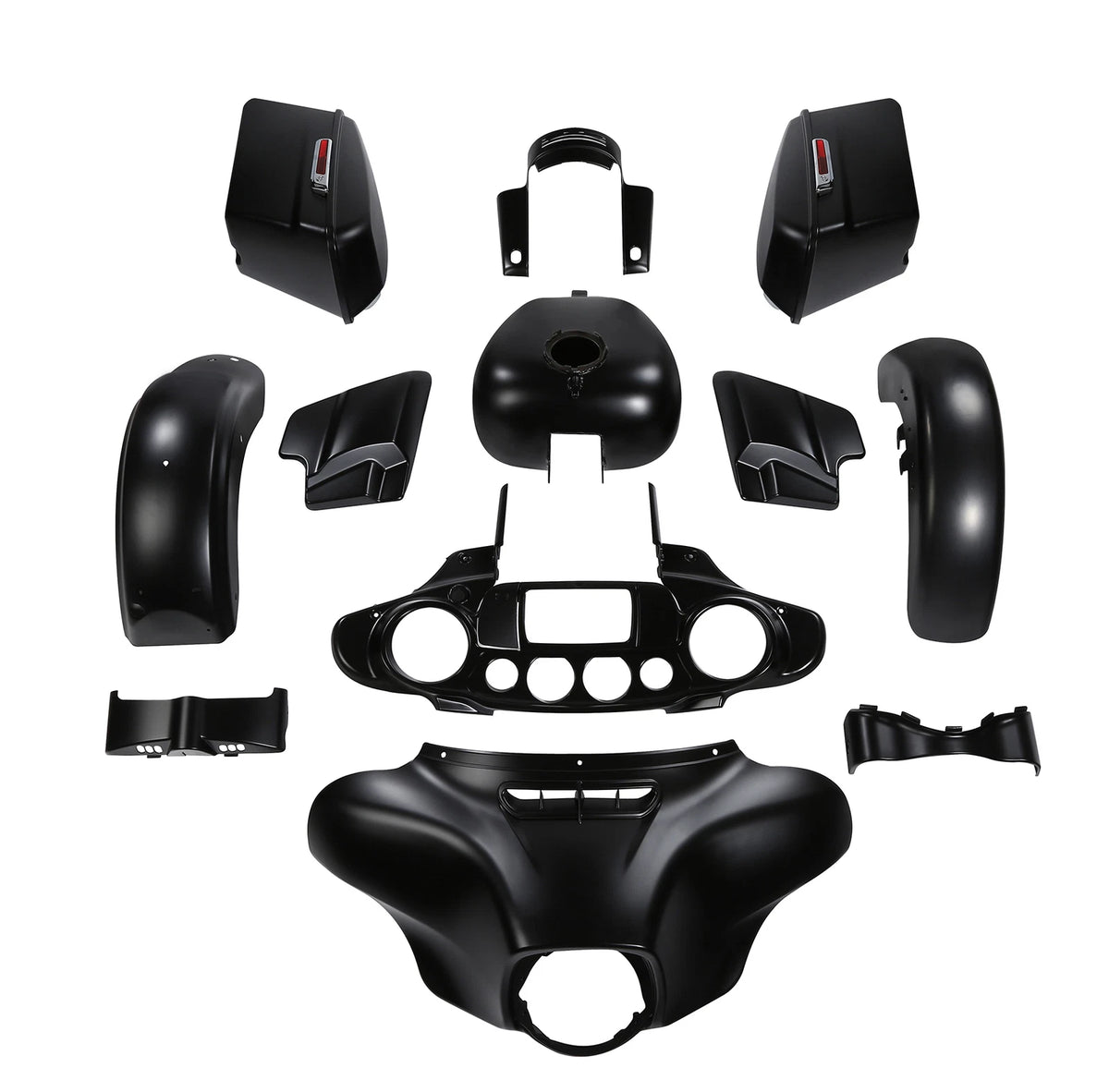 Fairings Body Work Kit for Harley Street Glide (2014–2024) Black Denim