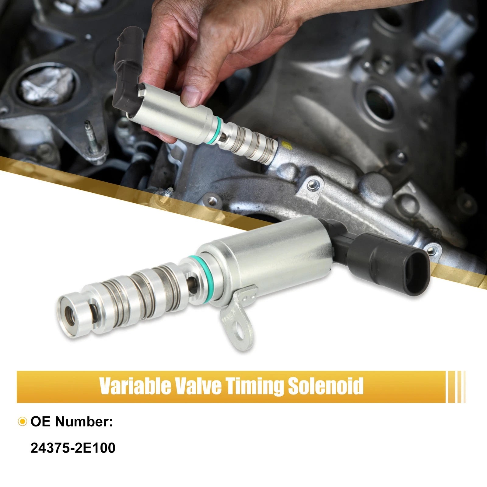 Engine Variable Timing Oil Control Solenoid Kit for Hyundai Kona (2018–2022)