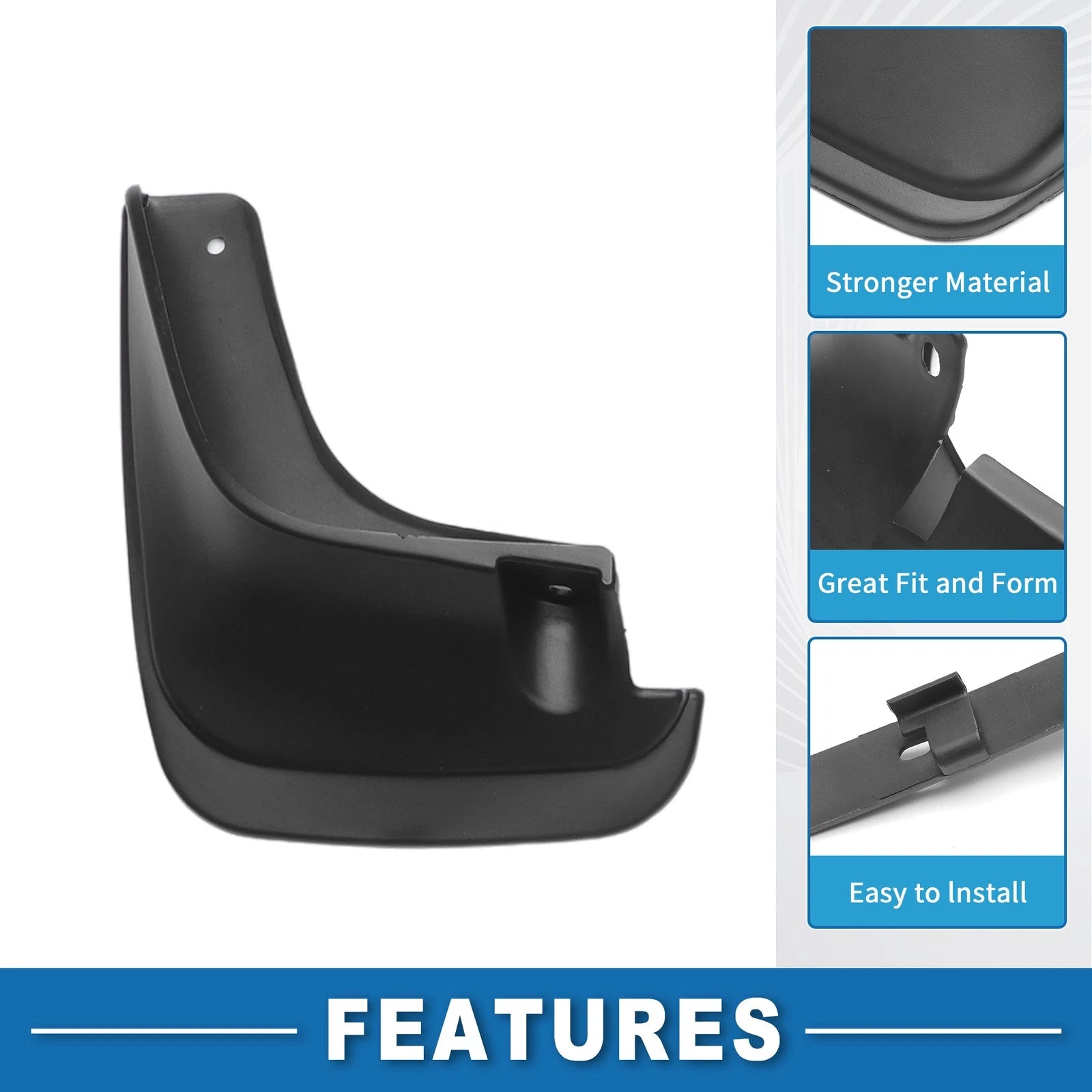Mud Flaps Splash Guards Replacement for Toyota Corolla Sedan (1998–2002)