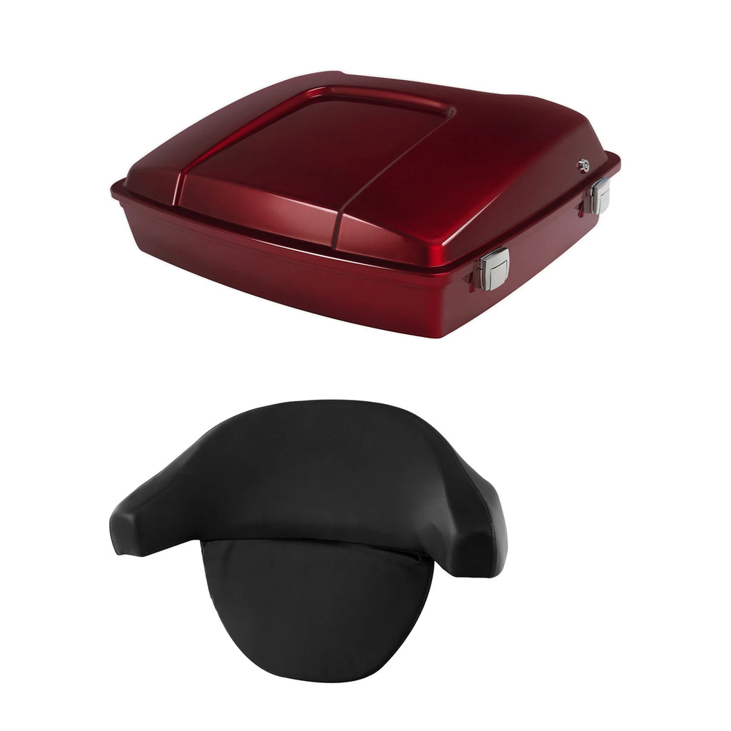 Razor Trunk Backrest for Harley Electra Glide (1997–2013) Ember Red Sunglow