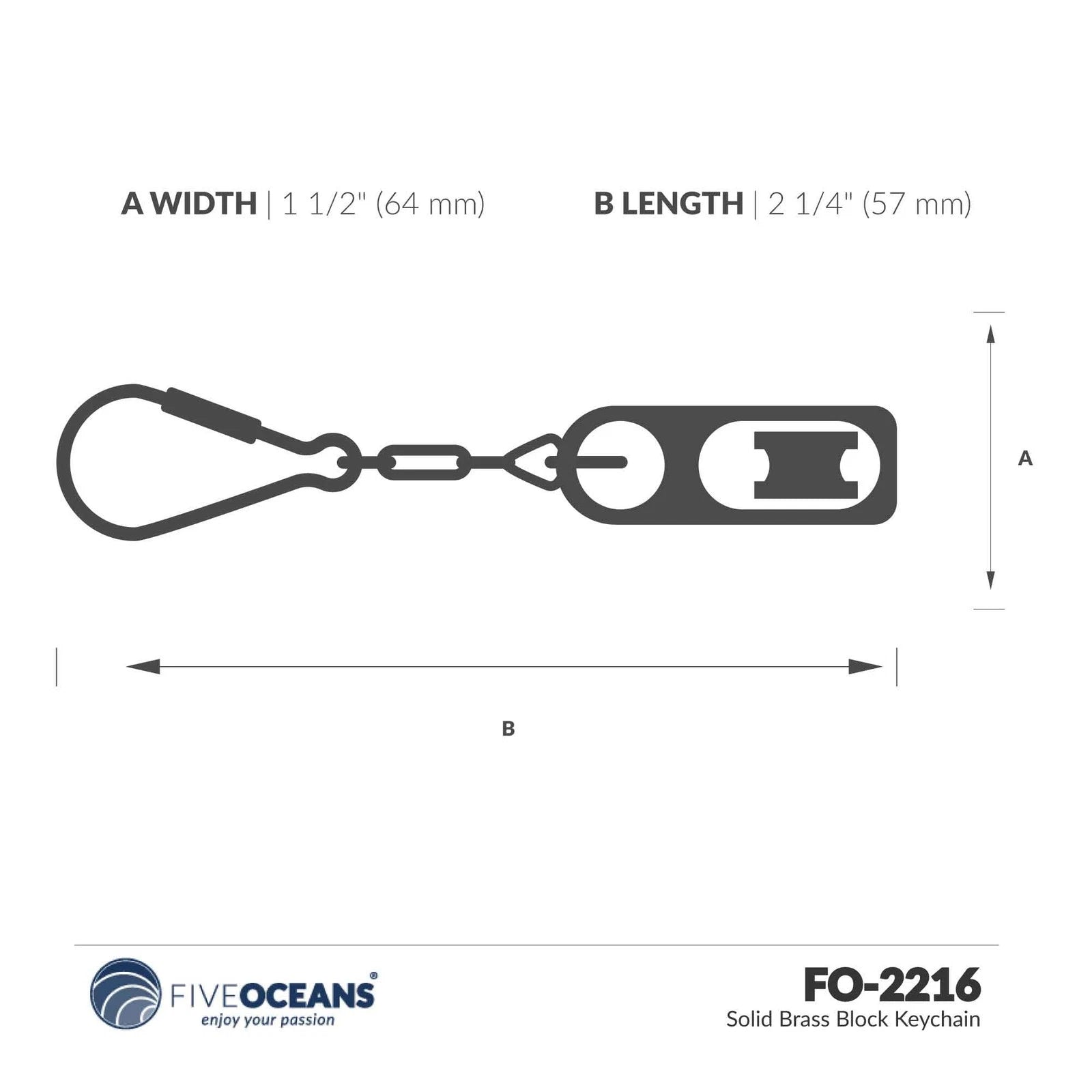 Set of 2 Rope Pulley Keychains for Small Ship (Mini)
