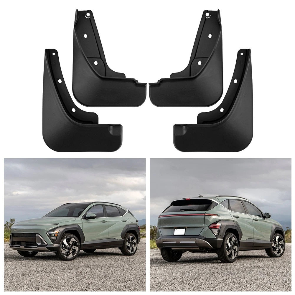 For Muddy Roads Mud Flaps Fender Protectors PP Soft Plastic Easy Installation