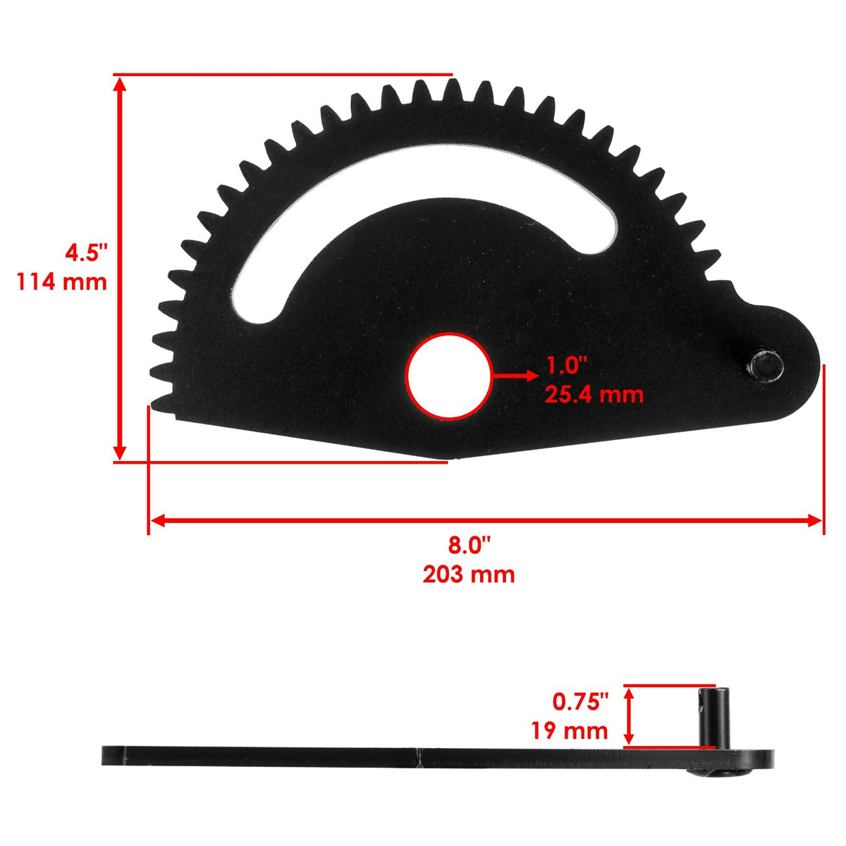 Steering Rack Sector Gear Plate Replacement for Lawn Boy LT10 LT12 (1993–1995)