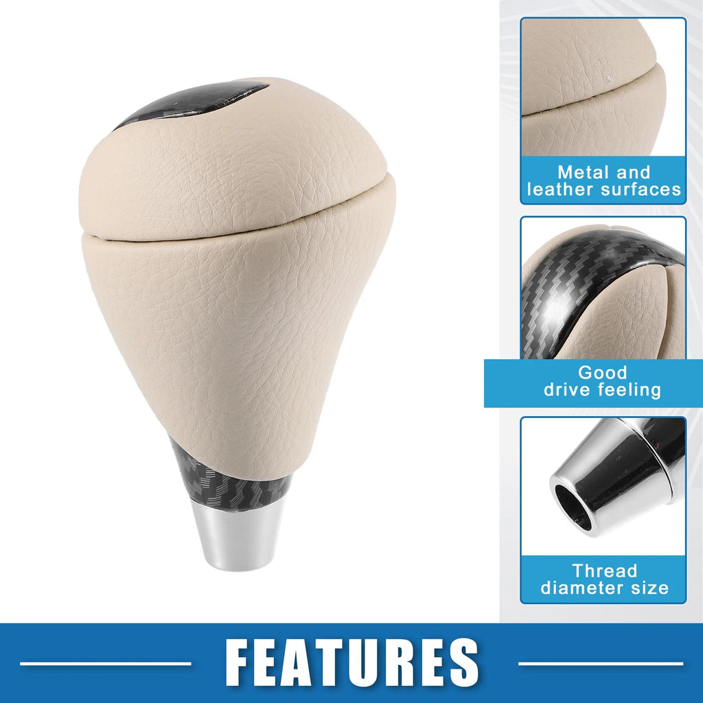 Gear Shift Knob Replacement for Lexus Toyota Beige Black (—)